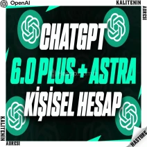 ⭐Astra⭐KİŞİSEL⭐30 GÜN⭐CHATGPT 6.1 PLUS + Codex + DaLL ⭐