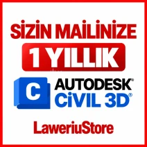 💎(SİZİN MAİLİNİZE) 3 YILLIK AUTODESK CİVİL 3D