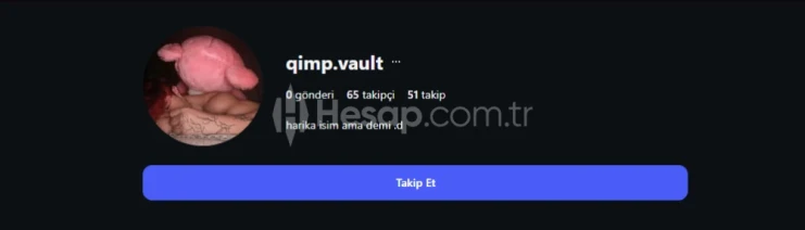 qimp.vault isimli instagram hesabı