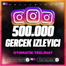 İnstagram 500.000 İzlenme - Güvenli İşlem - Otomatik