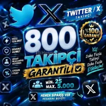 💎 800 TWİTTER TAKİPÇİ ⭐GARANTİLİ⭐| HIZLLI TESLİMAT⚡