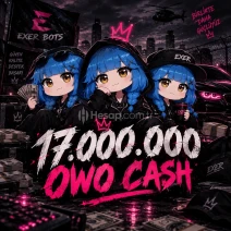 ⭐  EN UCUZ OwO Cash 17.000.000 Discord ⭐