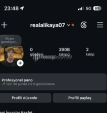 300BIN TAKIPCILI INSTAGRAM HESABI TERTEMIZ