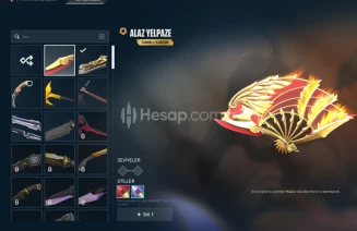 ALAZ YELPAZE  + 5. YIL BETA BIÇAK FULL HESAP VALORANT