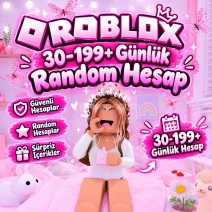 ⭐Roblox 30-199+ Günlük Random Hesap⭐