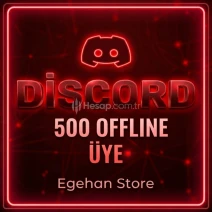 Dıscord 500 OFFLINE Uye Kendi Sunucunuza