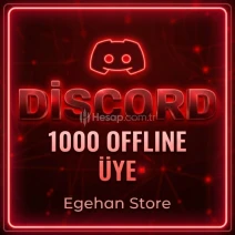 Dıscord 1000 OFFLINE Uye Kendi Sunucunuza