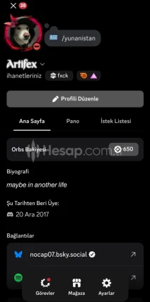 Discord 2017 Bronz nitrolu no quest hesap