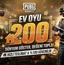 PUBG MOBİLEDA GEÇERLİ 200 EV OYU