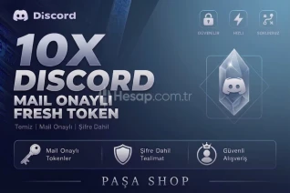 ⭐ DİSCORD 40 ADET FRESH TOKEN (mail-verified)⭐