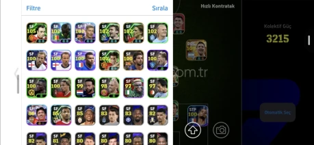 111MESSİLİ EFOOTBALL MOBİLE HESAP