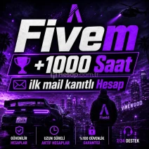 ⭐Fivem +1000 Saat - Steam Hesap⭐
