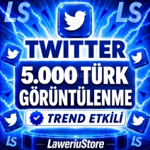 💎X (Twitter) 5.000 Görüntülenme 💎