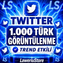 💎 X (Twitter) 1.000 Görüntülenme 💎
