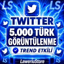 💎 X (Twitter) 5.000 Görüntülenme 💎