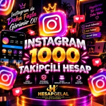 🌟 1000 TAKİPÇİLİ İNSTEGRAM HESAP 🌟