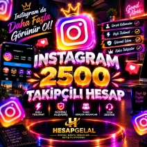 🌟 2500 TAKİPÇİLİ İNSTEGRAM HESAP 🌟