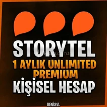 STORYTEL 1 AYLIK UNLIMITED PREMIUM KİŞİSEL HESAP