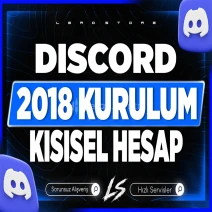 2018 Kurulum Discord Hesap (Bilgileri Değişen)