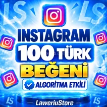 💎 (INSTAGRAM 100 TÜRK BEĞENİ) - ALGORİTMA ETKİLİ 💎