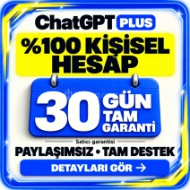 🚀GARANTİ ChatGPT PLUS ASTRA+CODEX 30 GÜN|%100 Kişisel