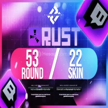 ⭐RUST ROUND 53 TWİTCH DROP 22 SKİN⚡
