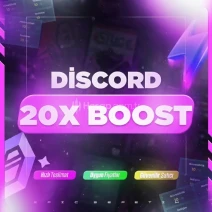 ⭐ 1 AYLIK 20X BOOST+ STOK SINIRSIZ⭐