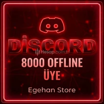 Dıscord 8000 OFFLINE Uye Kendi Sunucunuza
