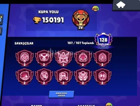 150 bin kupalı süper hesap 🔥 ..