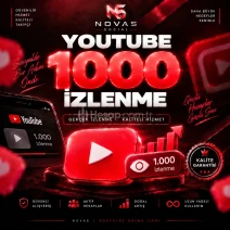YouTube 1000 İZLENME - ORGANİK HESAPLAR