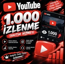 🚀 YouTube 1.000 İzlenme Tanıtım Hizmeti