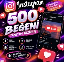İnstagram 500 Beğeni Türk Düşmeyen