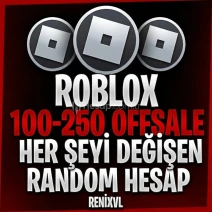 ROBLOX 100-250 OFFSALE MAİL DEĞİŞEN RANDOM HESAP
