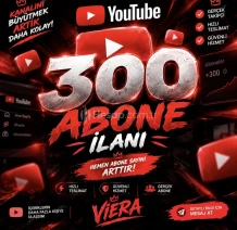 🔥 YouTube 300 Abone Hizmeti | VİERA ❤🔥