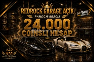 CPM2 - Random Araçlı 24K Coinli Redrocklu Hesap