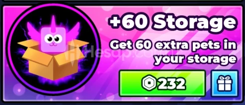 Muscle Legends +60 Storage Gamepass Gift