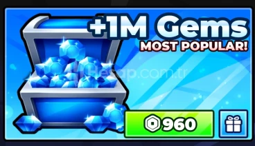 Muscle Legends +1M Gems Gamepass Gift