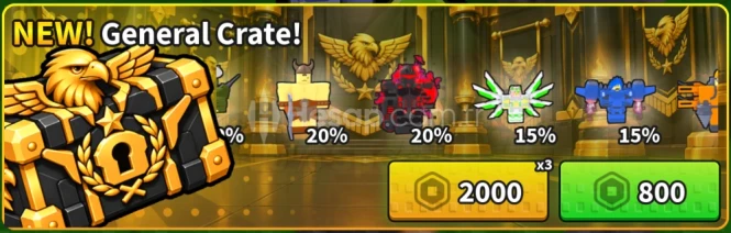 Mini War General Crate x1 Gamepass Gift