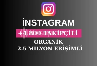 4.8K ORGANİK KEŞFETİ AÇIK İLKMAİLLİ AKTİF SAYFA
