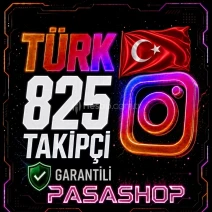 ⭐(GARANTİLİ) 825 TÜRK TAKİPÇİ | KEŞFET ETKİ | GÜVENLİ⭐