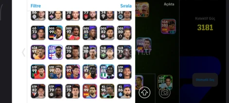 3181 kolektif güç 108 halland 107 Pele 105 puskasas
