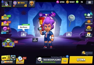 -Brawl Stars-1001 Kupa-17 Karakter-Shelly Prestij-