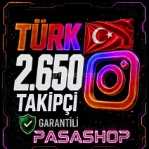 ⭐(GARANTİLİ) 2650 TÜRK TAKİPÇİ | KEŞFET ETKİ  GÜVENLİ⭐