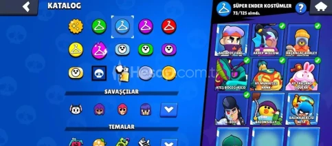 BRAWL STARS 38K KUPA | 105 KARAKTER | GODZİLLA BUZZ
