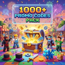 Roblox Çeşitli Oyunlar İçin 1000+ Promosyon Kodu Paketi