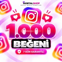 🥰 Instagram 1.000 Beğeni - 7 GÜN GARANTİLİ-GÜVENLİ