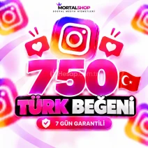 🥰 Instagram 750 Türk Beğeni - 7 GÜN GARANTİLİ-GÜVENLİ