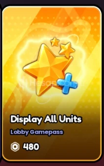 Anime Vanguards Display All Units