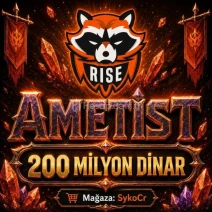 CRAFTRİSE AMETİST 200M DİNAR | Oyun İçi Para