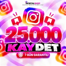 🥰Instagram 25.000 Kaydet | 🛡 7 GÜN GARANTİLİ🥰